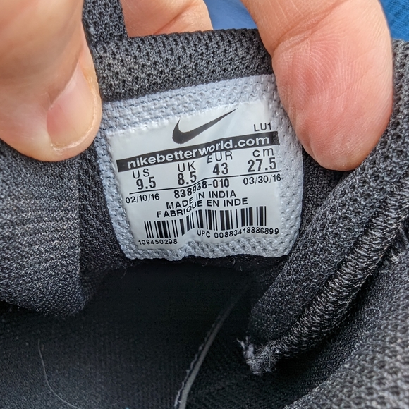 Nike men's hi-tops size 9.5 - Picture 6 of 7